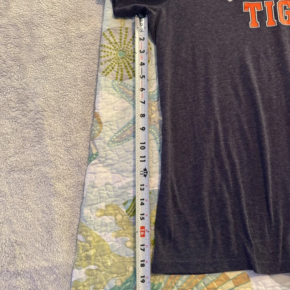 Champion Clemson Tigers T-Shirt Mens 2XL Navy Purple Heathered Short Sleeve Tee - Picture 6 of 8